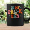 In My Prek Teacher Era Preschool Teacher Groovy Retro Coffee Mug Gifts ideas