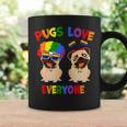Pride Parade Pugs Love Everyone Lgbt Pugs Gay Pride Lgbt Coffee Mug Gifts ideas