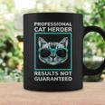 Professional Cat Herder For Cat Mom & Dad - Funny Cat Coffee Mug Gifts ideas