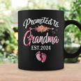 Promoted To Grandma 2024 First Time New Grandma Pregnancy Gift For Womens Coffee Mug Gifts ideas