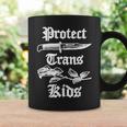 Protect Trans Kids Knife Lgbtq Rose Ally Trans Pride Flag Coffee Mug Gifts ideas