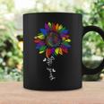 Proud Ally Rainbow Sunflower Lgbt Gay Lesbian Pride Gifts Coffee Mug Gifts ideas