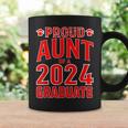 Proud Aunt Of A Class Of 2024 Graduate Senior Graduation Coffee Mug Gifts ideas