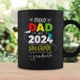 Proud Dad Of A Class Of 2024 5Th Grade Graduate Cute Heart Coffee Mug Gifts ideas