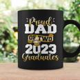 Proud Dad Of Two 2023 Graduates Funny Class Of 2023 Senior Coffee Mug Gifts ideas