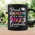 Proud Girlfriend Of A Class Of 2023 Graduate Tie Dye Coffee Mug Gifts ideas