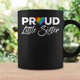Proud Little Sister Gay Pride Month Lgbtq Coffee Mug Gifts ideas