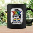 Proud Mom Messy Bun Lgbtq Rainbow Flag Lgbt Pride Ally Coffee Mug Gifts ideas