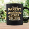 Proud Parent Of A Class Of 2023 Graduate Gold Text Coffee Mug Gifts ideas