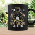 Proud Step-Mom Of A Us Army Soldier Funny Military Pride Coffee Mug Gifts ideas