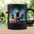 Pugs In Space With Donuts Cute Pug Boys Girls Coffee Mug Gifts ideas
