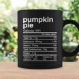 Pumpkin Pie Nutrition Facts Matching Thanksgiving Coffee Mug Gifts ideas