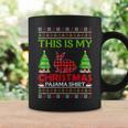 This Is My Rabbit Xmas Pajama Ugly Sweater Christmas Coffee Mug Gifts ideas