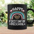 Rainbow Leopard Happy First Day Of Preschool Teacher Student Coffee Mug Gifts ideas