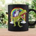 Rainbow Unicorn RidingRex - Dinosaur Boys Girls Men Women Coffee Mug Gifts ideas