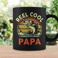 Reel Cool Papa Fishing Dad Fisherman Fathers Day Grandpa Coffee Mug Gifts ideas