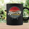 Retro Albert City Home State Cool 70S Style Sunset Coffee Mug Gifts ideas