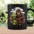 Retro Alien And Bigfoot Sasquatch Ufo Believer Coffee Mug Gifts ideas