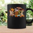 Retro Autumn Pumpkin Fall Nurse Life Thanksgiving Nurse Coffee Mug Gifts ideas