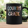 Retro Fourth Grade Dream Team Groovy Teacher Back To School Coffee Mug Gifts ideas