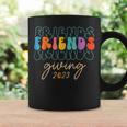 Retro Friends Giving 2023 Thanksgiving Friendsgiving Coffee Mug Gifts ideas