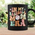 Retro Groovy Mom Baseball Cute In My Baseball Mom Era Coffee Mug Gifts ideas
