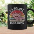 Retro I Axolotl Questions Cute Axolotl Coffee Mug Gifts ideas