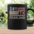 Retro Pearland Area Code 281 Residents State Texas Coffee Mug Gifts ideas