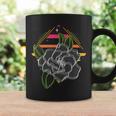 Retrowave Neon Gardenia Flower Coffee Mug Gifts ideas