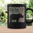 Rhino Periodic Table Elements Rhino Lover Rhinoceros Retro Coffee Mug Gifts ideas
