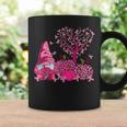 Ribbon Heart Tree Pink And Gnomes Breast Cancer Awareness Coffee Mug Gifts ideas