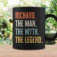 Richard The Best Man Myth Legend Funny Best Name Richard Coffee Mug Gifts ideas