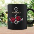 Rose And Anchor Nautical Tattoo Design Coffee Mug Gifts ideas