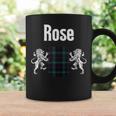 Rose Clan Scottish Name Coat Of Arms Tartan Coffee Mug Gifts ideas