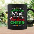 I Run On Wine And Christmas Cheer Wine Lover Coffee Mug Gifts ideas