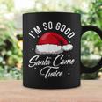 Santa Came Twice - Funny Christmas Pun Coffee Mug Gifts ideas