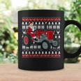 Santa Claus Riding Tractor Farmers Ugly Christmas Sweater Coffee Mug Gifts ideas