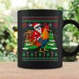Santa With Rooster Christmas Tree Farmer Ugly Xmas Sweater Coffee Mug Gifts ideas