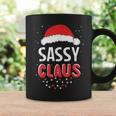 Sassy Santa Claus Christmas Matching Costume Coffee Mug Gifts ideas