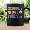 Schools Out Forever Retro Last Day Of School Coffee Mug Gifts ideas