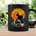Scottish Terrier And Yellow Moon Halloween Dog Lover Coffee Mug Gifts ideas