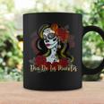 Senora Lady Roses Mexican Dead Day Of Dia De Los Muertos Coffee Mug Gifts ideas