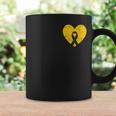 In September We Wear Gold Childhood Cancer Awareness Ribbon Coffee Mug Gifts ideas
