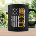 Sioux City State Iowa Residents American Flag Coffee Mug Gifts ideas