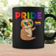 Sloth Gay Pride Rainbow Flag Proud Lgbtq Cool Lgbt Ally Coffee Mug Gifts ideas