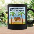 Sloths And Crabs Relaxation At Beach Hammock Coffee Mug Gifts ideas
