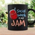 Social Work Is My Jam Social Worker Coffee Mug Gifts ideas