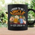 Soon To Be Uncle Again 2024 Pregnancy Announcement Dad Coffee Mug Gifts ideas
