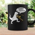 Sorry I Tooted Trombone Dinosaur Marching Band Coffee Mug Gifts ideas