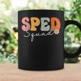 Sped Squad Team Retro Groovy Vintage First Day Of School Coffee Mug Gifts ideas